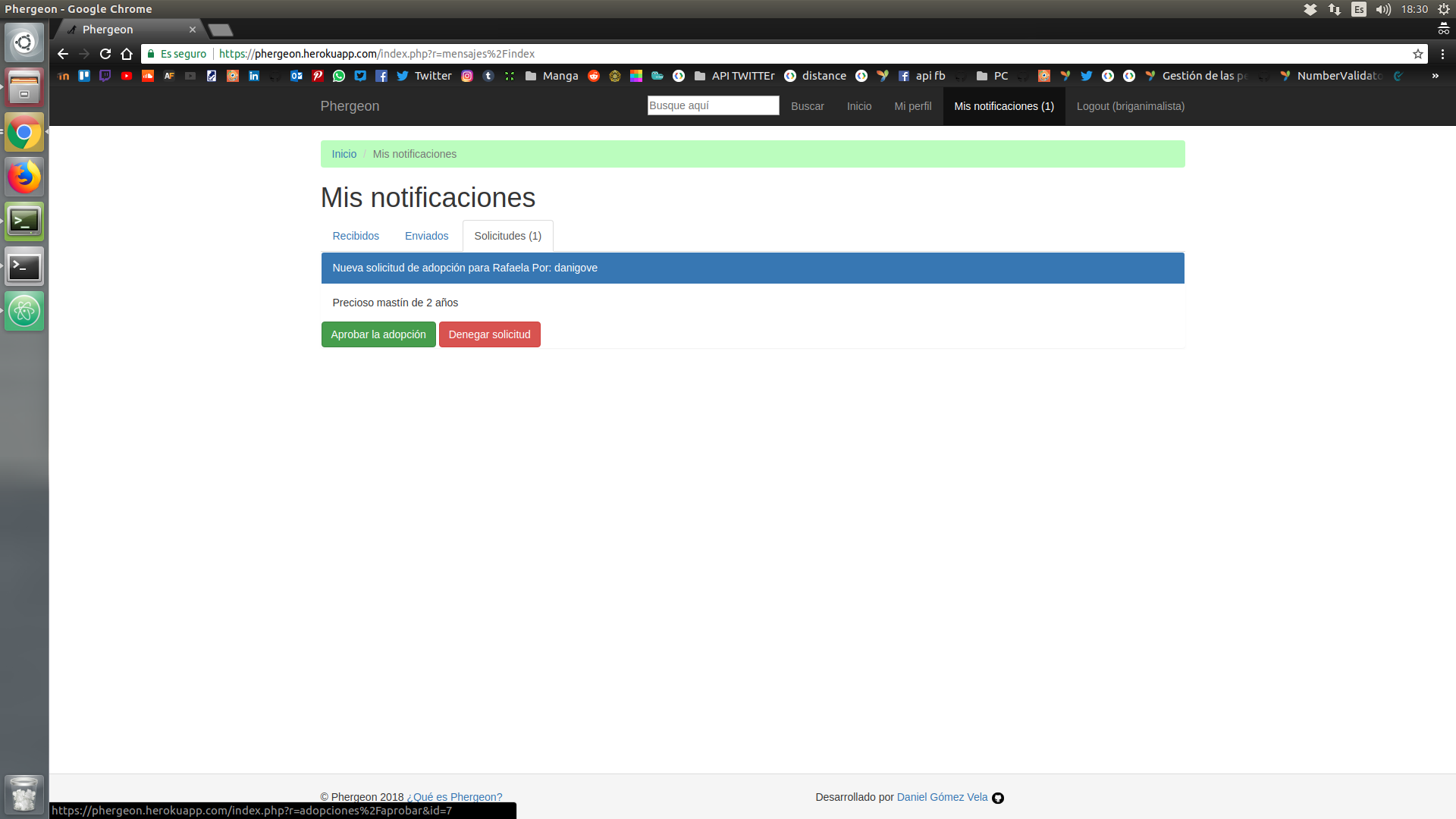 Aprobar solicitud